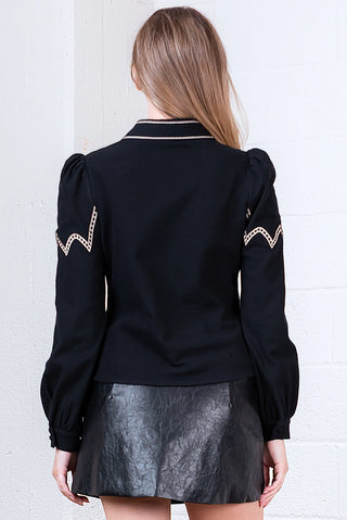 The Miranda Rose Embroidered Top