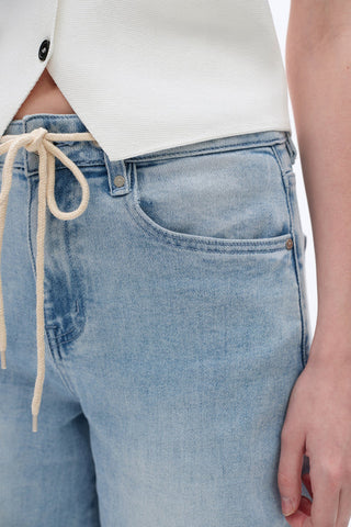 High Rise Drawstring Baggy