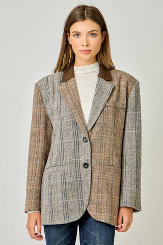 The Wildwood Herringbone Blazer