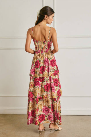 The Petal Pop Corset Layered Dress