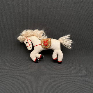 Horse Linen-cotton Cloth Cartoon Brooch