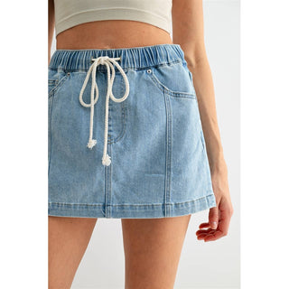 The Getaway Mini Skirt - Cruise
