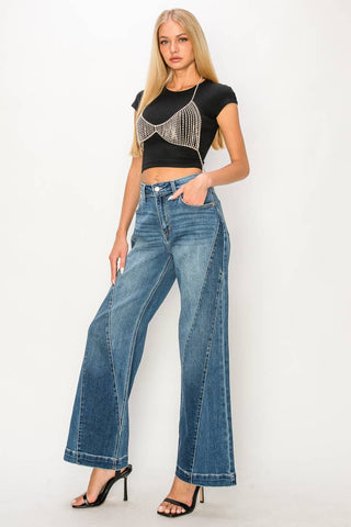 The Sierra High Rise Color Flare Jeans
