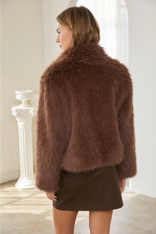 The Jillian Faux Fur Short Jacket