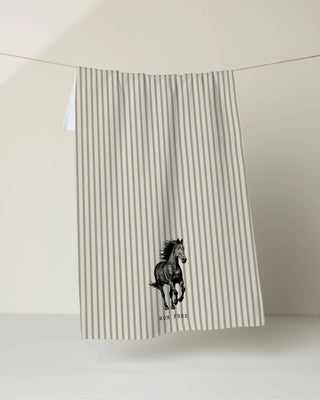 Run Free Tea Towel by Geometry