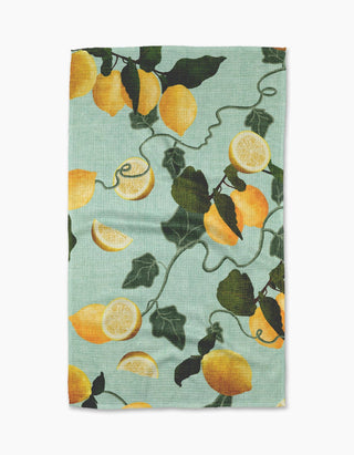 Amalfi Lemons Tea Towel by Geometry