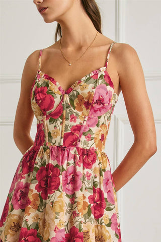 The Petal Pop Corset Layered Dress