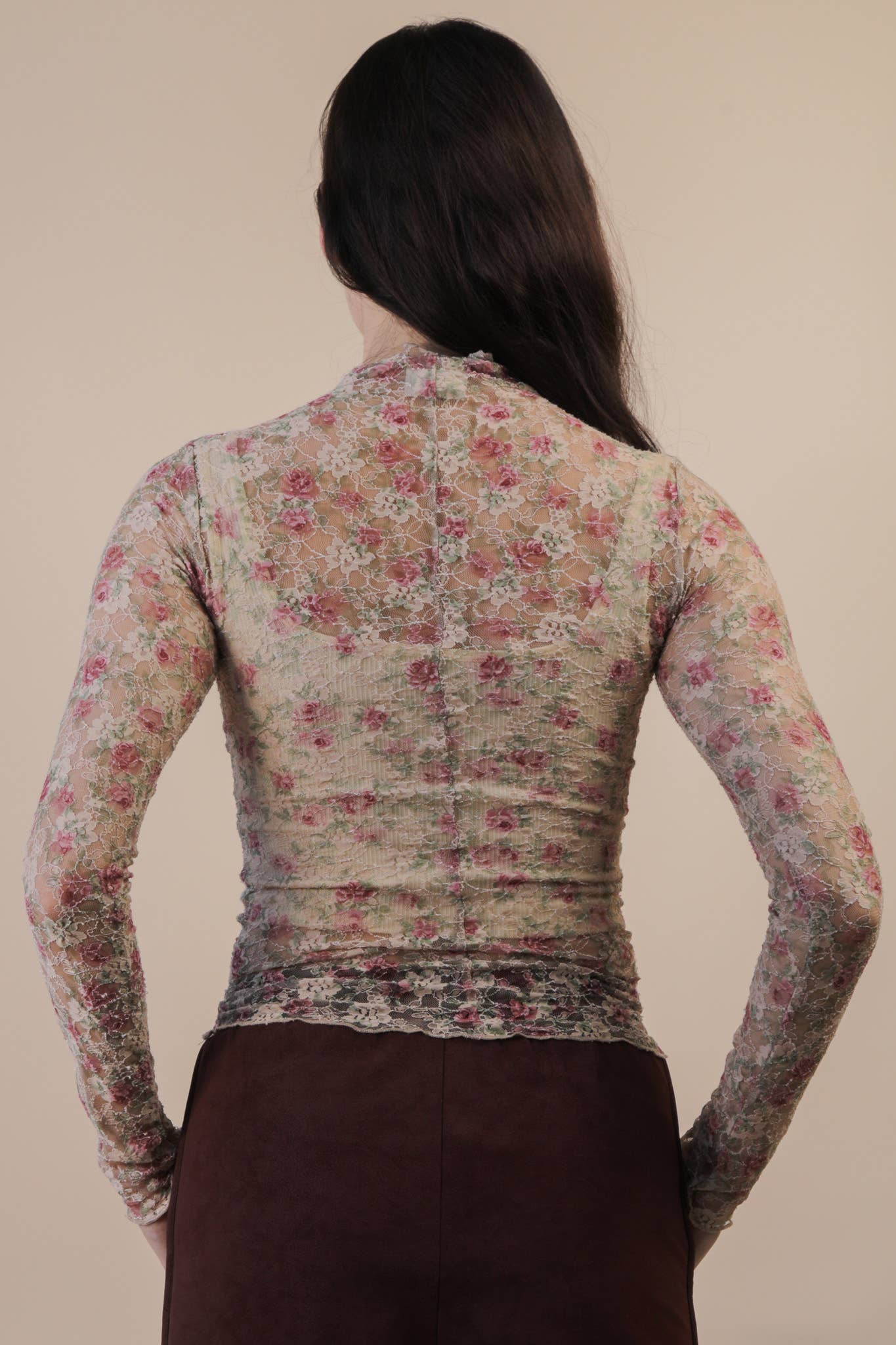 The Elise Lace top