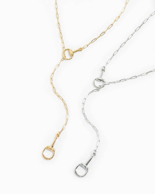The Horsebit Y-Drop Lariat Necklace