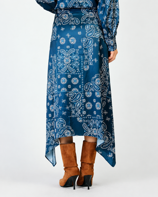 The Tora Skirt in Navy