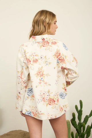 The Wildflower Field Denim Jacket