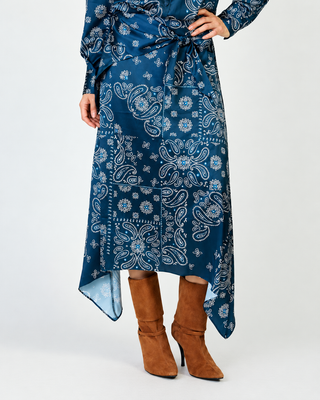 The Tora Skirt in Navy