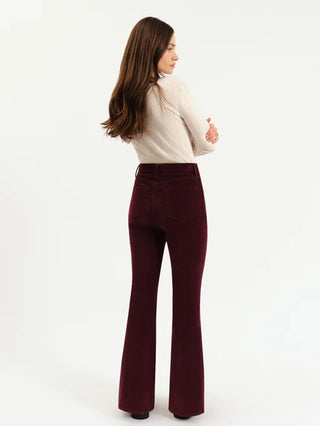 The Sunset Flare in Fig Corduroy