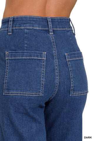 The Naomi High Waist Denim Pants