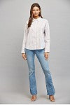 The Tan & White Striped Button Down Shirt