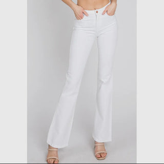 The Florence Classic Bootcut White Jean