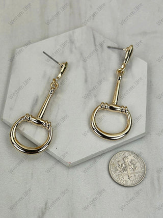 The Horsebit Drop Earrings