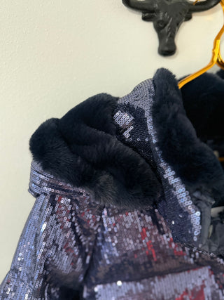 The Vivienne Sequin Puffer Jacket