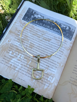 The Gold Horse Bit Choker