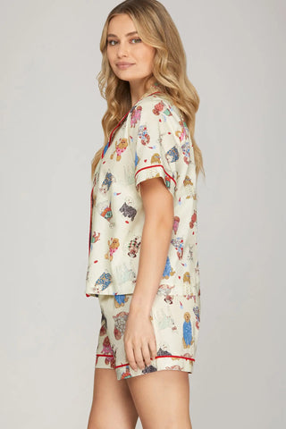 The Pampered Pups Pajama Set