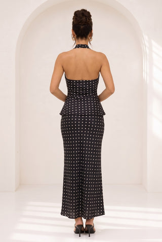 The Polka Dot Halter & Skirt Set