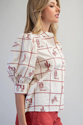 The Howdy Cowgirls Short Set