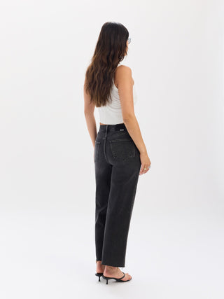 The Pleaser High Rise Wide Ankle in Twilight