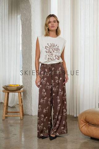 The Palomino Horse Print Pants