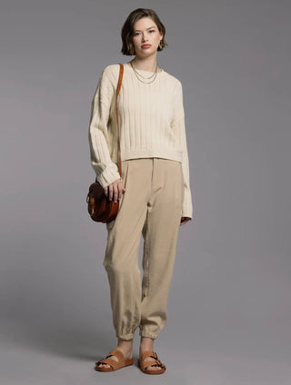 The Miller Linen Blend Crewneck Sweater