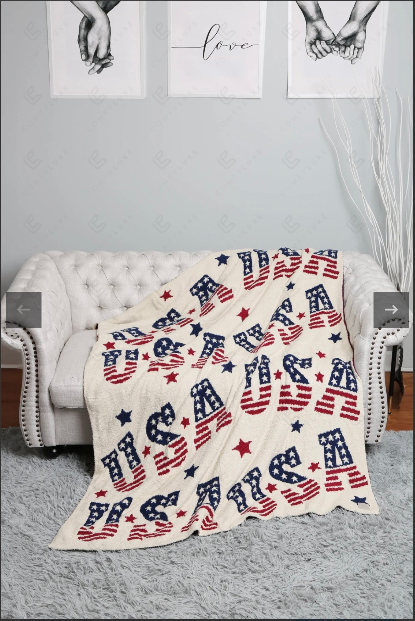 USA Stars Blanket