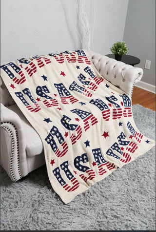 The USA Stars Blanket