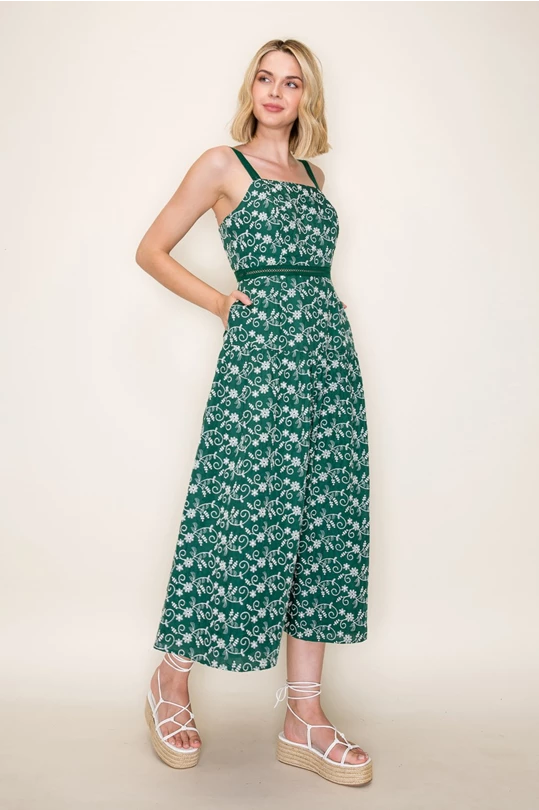 The Meadow Green Dress