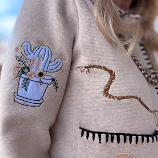 The Flora Belle Sweater Jacket