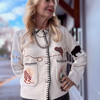 The Flora Belle Sweater Jacket