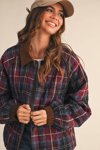 The Crossroads Quilted Plaid Jacket