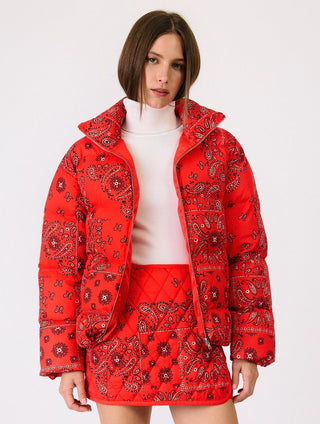 The Mae Jacket in Tomato