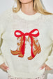 IVORY/RED