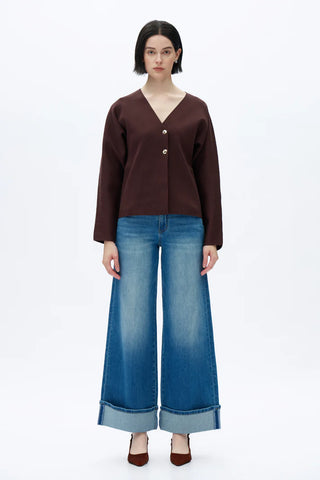 The Odessa Wide Cuff Jean