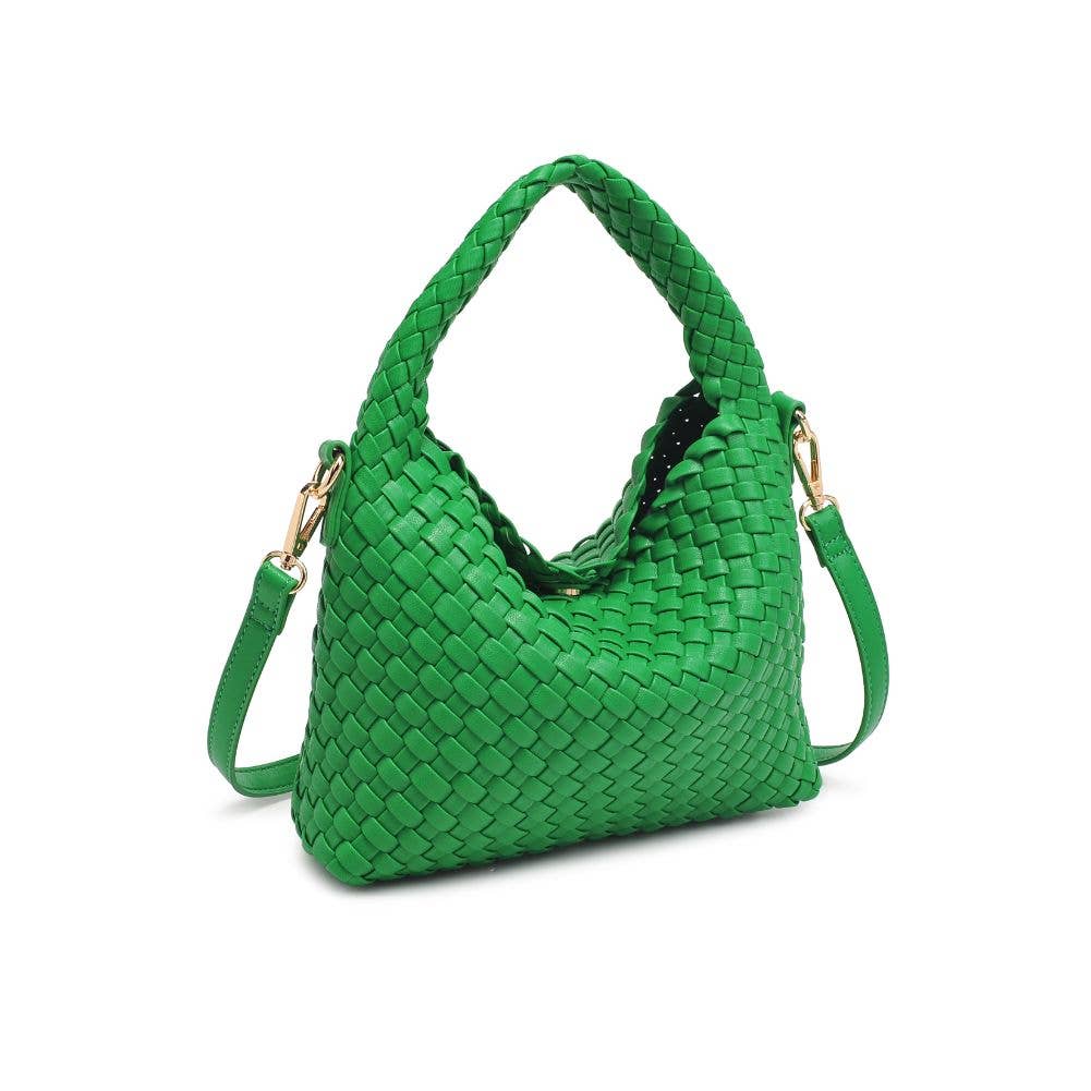 Jessamine Woven Vegan Leather Crossbody