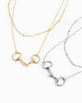 The Layered Double Horsebit Necklace