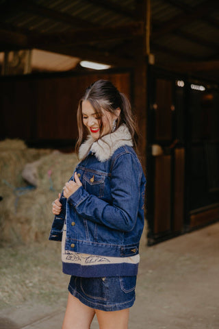 God Bless the Horses Denim Jacket