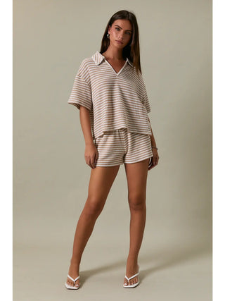 The Sunset Stripe Short Set