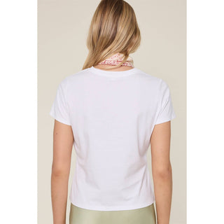 The Giddy Up Embroidered Knit Tee