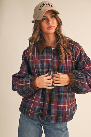The Crossroads Quilted Plaid Jacket