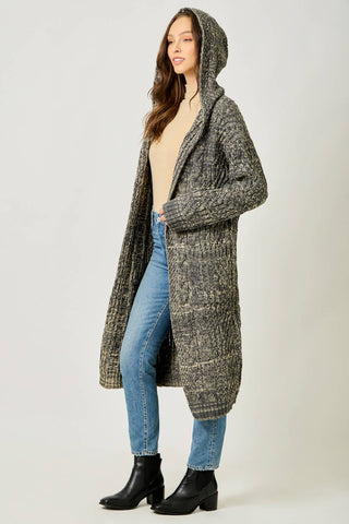 The Sunday Stroll Cable Long Cardigan