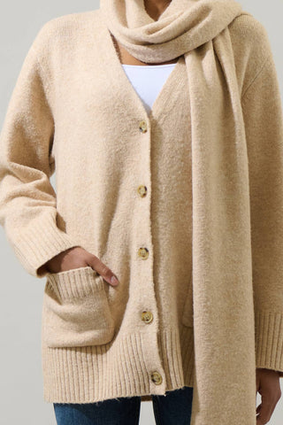 The Driftwood Scarf Cardigan