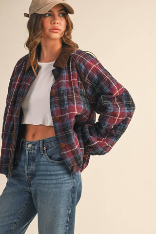 The Crossroads Quilted Plaid Jacket