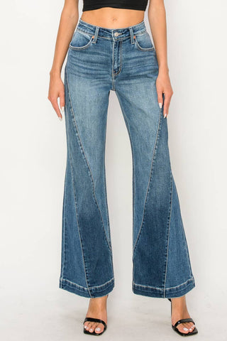 The Sierra High Rise Color Flare Jeans