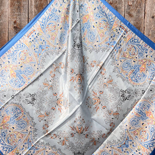 The Blue Floral Wild Rag / Scarf