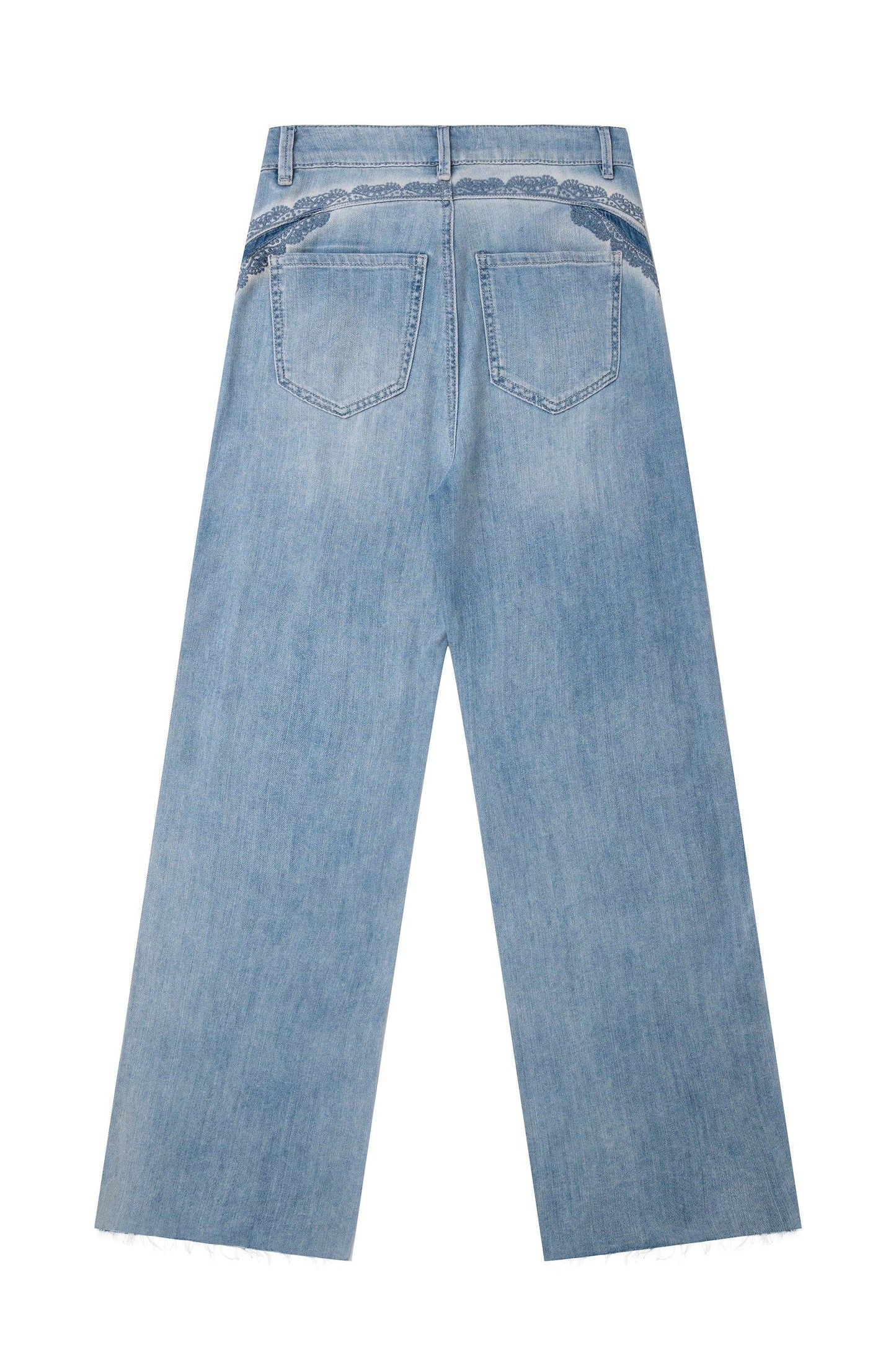 The Meadow Bloom Embroidered Jeans